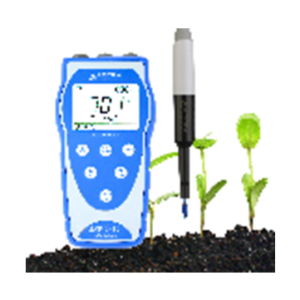 Medidor portatil de pH/temperatura para suelo